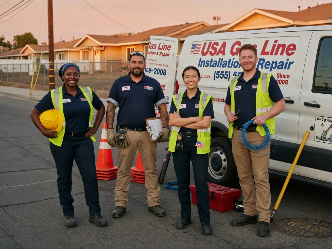 Gas Line Installation company in Lillian, TX